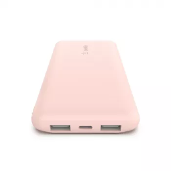 BELKIN 10 000 mAh Power Bank USB-C / USB-A 15W - Rožinis