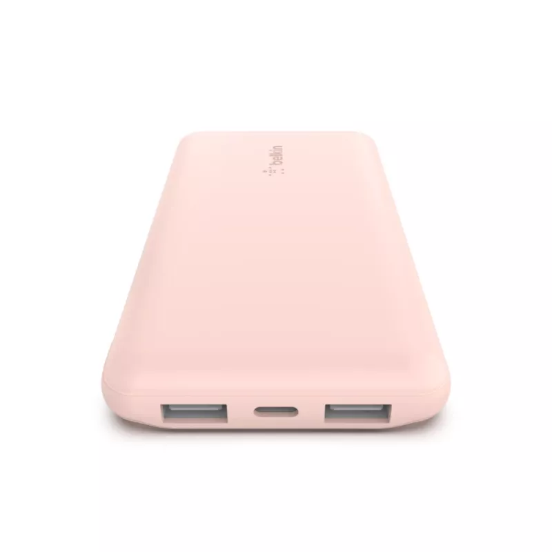 BELKIN 10 000 mAh Power Bank USB-C / USB-A 15W - Rožinis