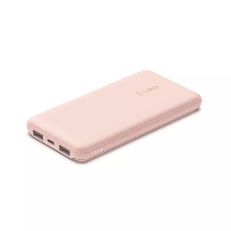 BELKIN 10 000 mAh Power Bank USB-C / USB-A 15W - Rožinis