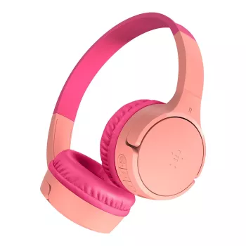 BELKIN SoundForm Kids belaidžiai ausinių komplektas vaikams – rožinė