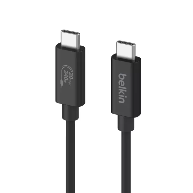 USB-C laidas Belkin INZ004BT2MBK USB4 Gen 2x2 2 m juodas