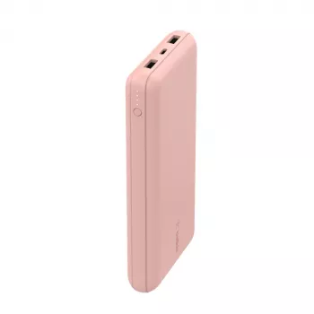 BELKIN Power Bank 20 000 mAh USB-A ir USB-C 15 W Rožinis