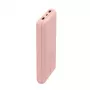 BELKIN Power Bank 20 000 mAh USB-A ir USB-C 15 W Rožinis
