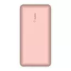 BELKIN Power Bank 20 000 mAh USB-A ir USB-C 15 W Rožinis