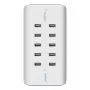Belkin Rockstar Universal White AC – 10 prievadų USB 2.0 įkroviklis patalpoms