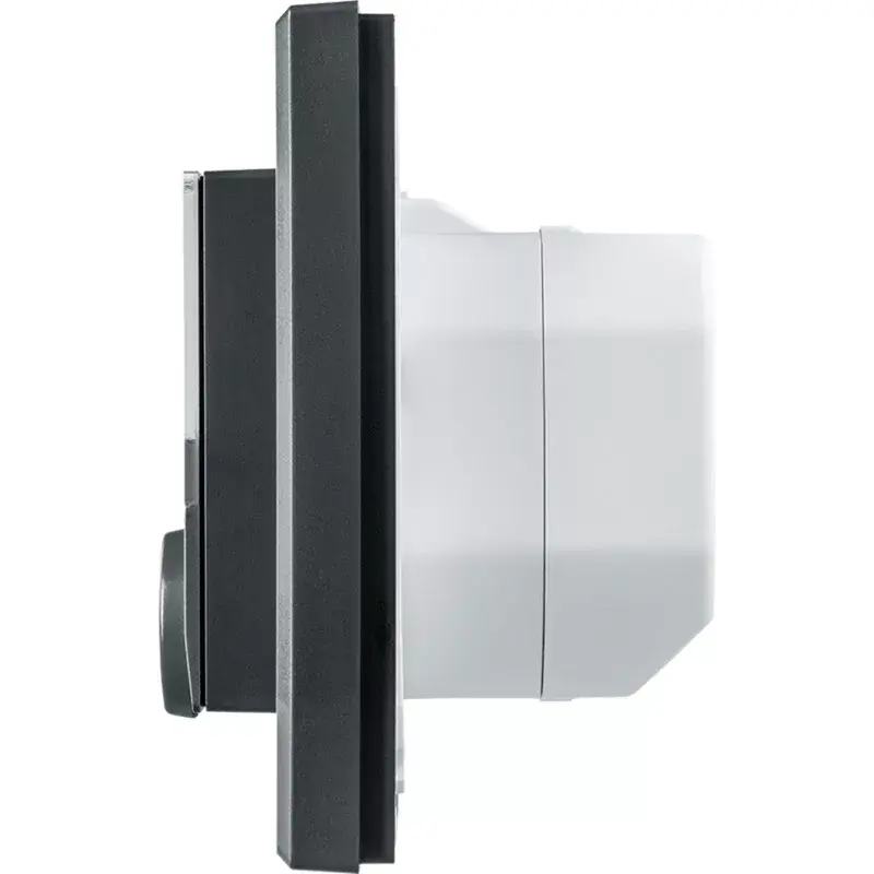 Sieninis termostatas HomeMatic HmIP-BWTH-A antracitas 230V – kambario temperatūros reguliatorius, maitinamas iš tinklo