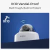 IP stebėjimo kamera Reolink P437 4K kupolinė, 8 MP 3840x2160, 5x optinis priartinimas, PoE (IEEE 802.3af), IK10, IP67, MicroSD iki 256 GB