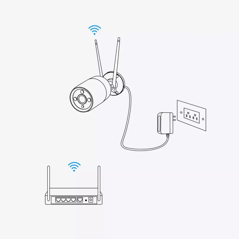 IP stebėjimo kamera Reolink W330 4K Wi-Fi 6