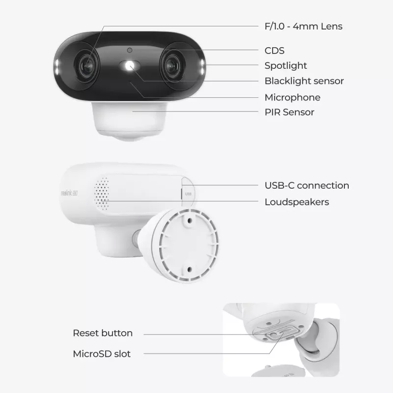 IP stebėjimo kamera Reolink Argus Series B740X IP66