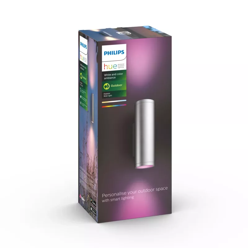 Philips Hue White and colour ambience Appear lauko sieninis šviestuvas