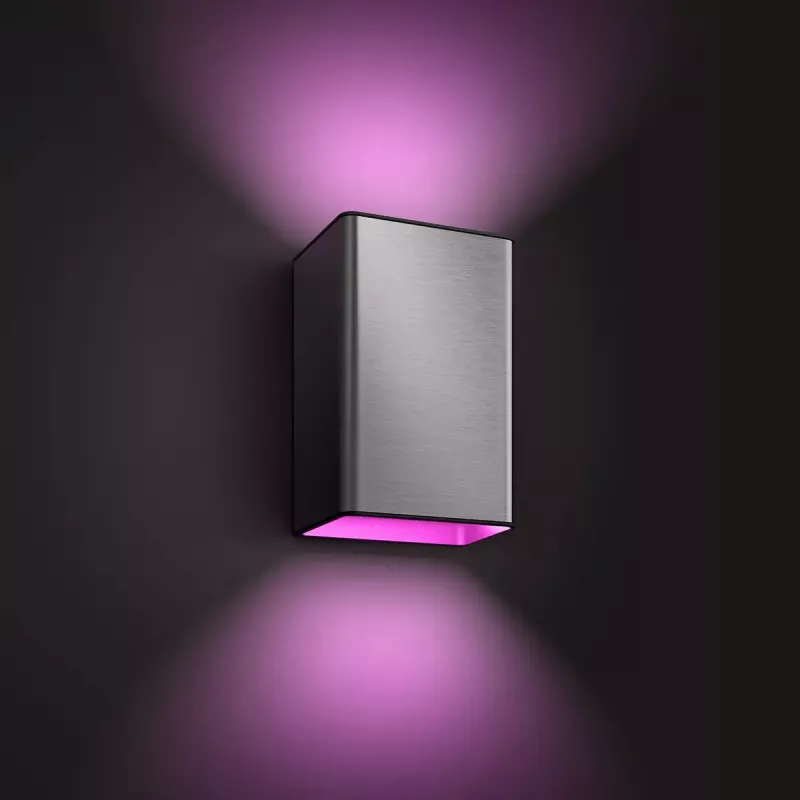 Philips Hue White and colour ambience Resonate lauko sieninis šviestuvas sidabrinis