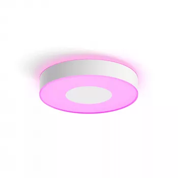 Lubinis šviestuvas Philips Hue White and Colour Ambience Infuse medium — reguliuojama balta ir spalvota šviesa, valdymas programa ir balsu