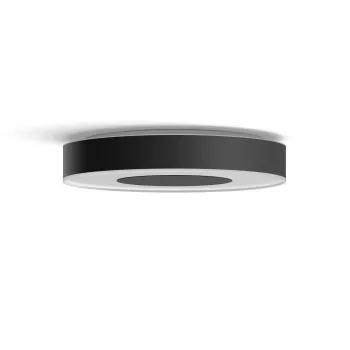 Protingas lubinis šviestuvas Philips Hue Infuse didelis juodas – balta ir spalvota atmosfera, Bluetooth, Ø425×86 mm, 50–60 Hz