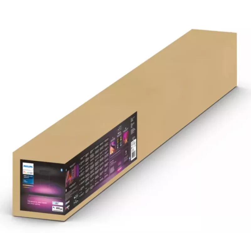 Philips Hue Ensis Black pakabinamas šviestuvas – LED protinga lempa su Bluetooth, 220–240V, 1299×90×40 mm
