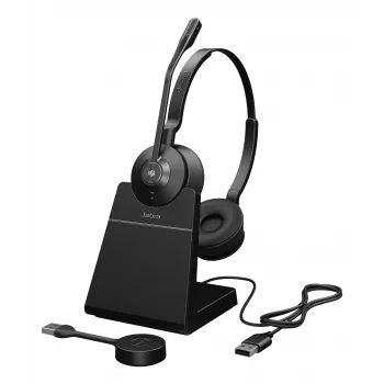 Jabra Engage 55 SE ausinės su USB-A MS stovu, EMEA/APAC