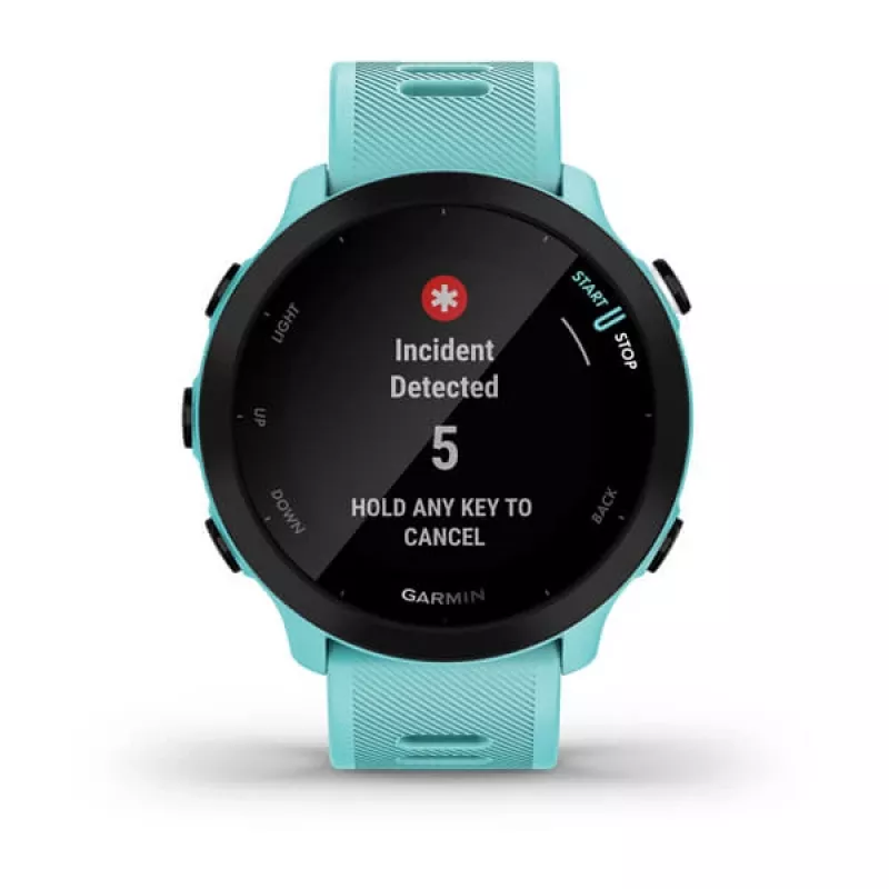 GARMIN INTERNATIONAL Forerunner 55 bėgimo išmanusis laikrodis – Aqua