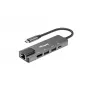 Equip USB-C 5 in1 Multifunkcinis adapteris, HDMI, Gigabit LAN, USB 3.2 GEN1, 100W USB PD