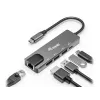 Equip USB-C 5 in1 Multifunkcinis adapteris, HDMI, Gigabit LAN, USB 3.2 GEN1, 100W USB PD