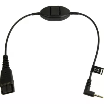 Garso kabelis Jabra 8800-00-55 0,3 m QD 2,5 mm lizdas juodas