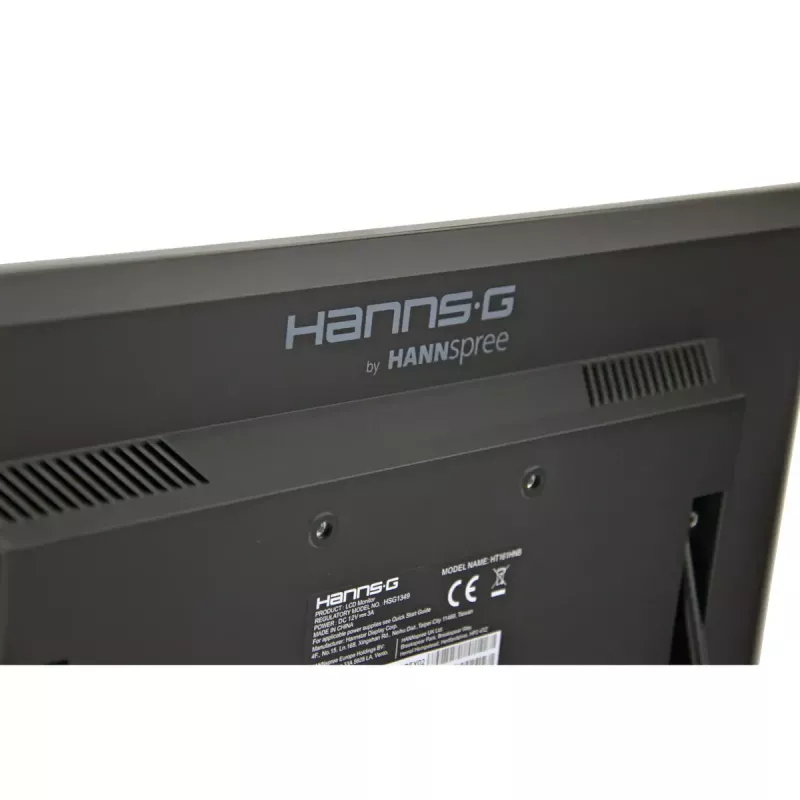 Hannspree HT161HNB monitorius 39,6 cm (15,6 col.) 1366 x 768 pikselių HD LED jutiklinis stalinis juodas