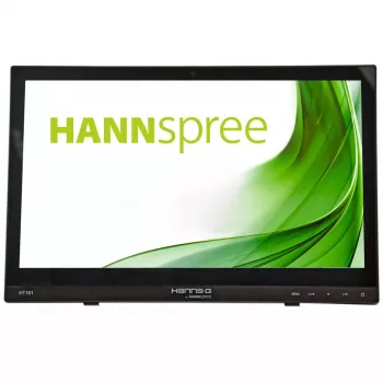 Hannspree HT161HNB monitorius 39,6 cm (15,6 col.) 1366 x 768 pikselių HD LED jutiklinis stalinis juodas