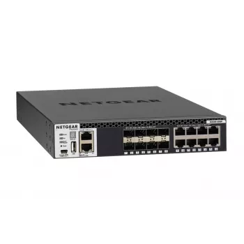 NETGEAR M4300-8X8F valdomas L3 10G Ethernet jungiklis (100/1000/10000) 1U juodas