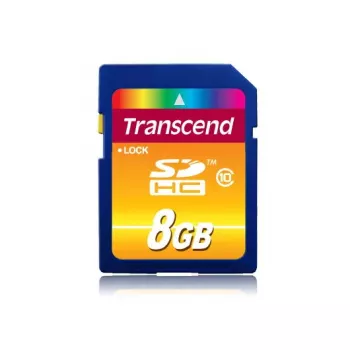 Flash atminties kortelė Transcend 8GB SDHC Class 10 TS8GSDHC10