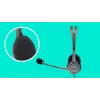 LOGITECH H110 – Stereo ausinės su mikrofonu, 3.5 mm