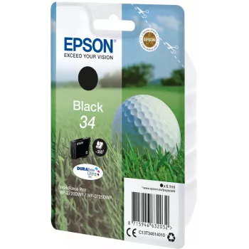 Epson Golf ball Singlepack Black 34 DURABrite Ultra rašalas