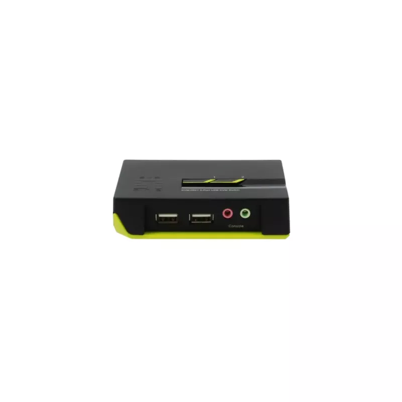 LevelOne KVM-0221 2 prievadų USB VGA KVM jungiklis su garso palaikymu