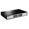D-Link DGS-1016D/E tinklo jungiklis nevaldomas Juodas, Metalinis