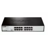 D-Link DGS-1016D/E tinklo jungiklis nevaldomas Juodas, Metalinis