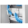 DIGITUS CAT6 pataisų skydelis 8 prievadų ekranuotas juodas 10 colių