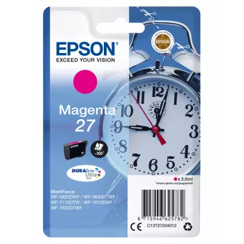 Epson 27 rašalo kasetė, purpurinė (T2703) DURABrite Ultra