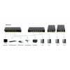 LevelOne 4 prievadų USB VGA KVM jungiklis su garsu