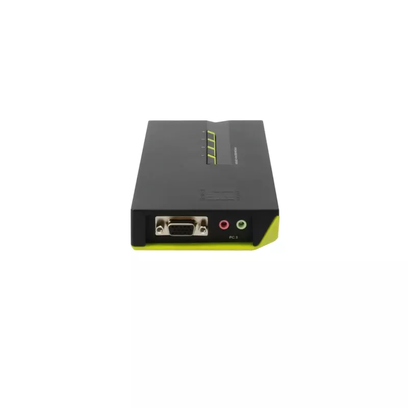 LevelOne 4 prievadų USB VGA KVM jungiklis su garsu