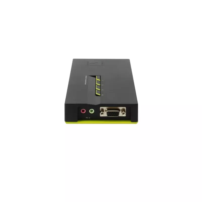 LevelOne 4 prievadų USB VGA KVM jungiklis su garsu