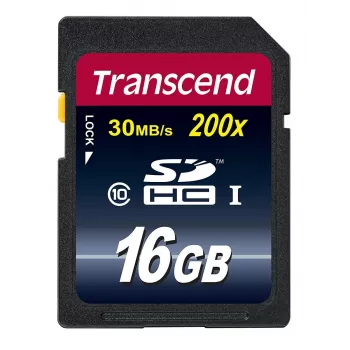 „Transcend“ 16 GB SDHC „Class 10“ atminties kortelė TS16GSDHC10