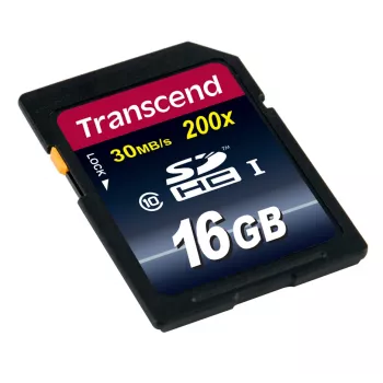 „Transcend“ 16 GB SDHC „Class 10“ atminties kortelė TS16GSDHC10