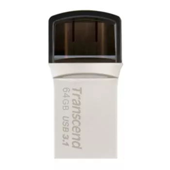 USB atmintukas Transcend 64GB USB Type-A USB Type-C JetFlash 890