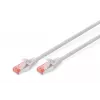 DIGITUS Patch laidas CAT6 S/FTP Snagless Cu 5m pilkas