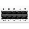 DIGITUS CAT3 ISDN skydinė plokštė, neekranuota 50 prievadų RJ45, 8P4C, LSA, 1U, montavimui į stelažą, spalva pilka RAL 7035