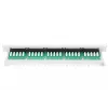 DIGITUS CAT 3 ISDN skirstymo panelis, neekranuotas, 25 prievadų RJ45, 8P4C, LSA, 1U, montavimui į stelažą, pilka RAL 7035