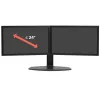 Dviejų monitorių pakėlimo stovas Ergotron Neo Flex 62.2 cm juodas