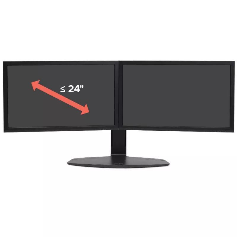 Dviejų monitorių pakėlimo stovas Ergotron Neo Flex 62.2 cm juodas
