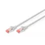 DIGITUS Patch laidas CAT6 S/FTP 1m pilkas (be dūmų, vario gyslos)