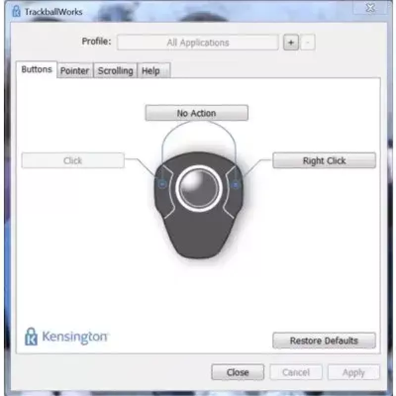 Trackball Kensington Orbit Wired USB