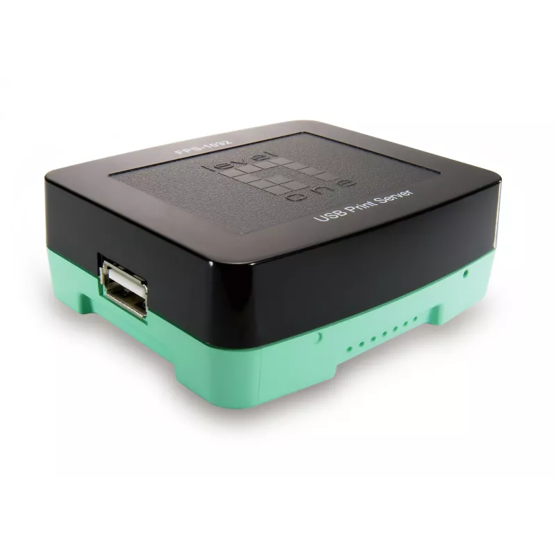 Levelone USB spausdintuvo serveris, juodas