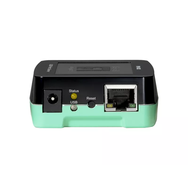 Levelone USB spausdintuvo serveris, juodas