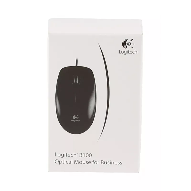 LOGITECH Pelė B100 – Optinė – Juoda